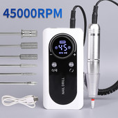 Profesionalni stroj za bušenje noktiju 45000rpm Tokarski stroj za manikuru Glodalice za poliranje Gel za poliranje noktiju Električna brusilica