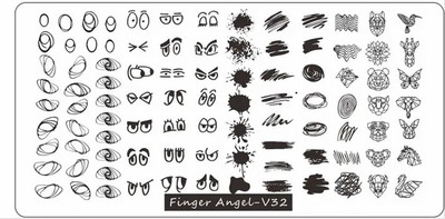 Flames Flower Leaves Ploča za utiskivanje noktiju 6X12 mm Šablona za ispis slova s cvjetnim listovima Šablone za pečate za nokte Alati za ukrašavanje noktiju