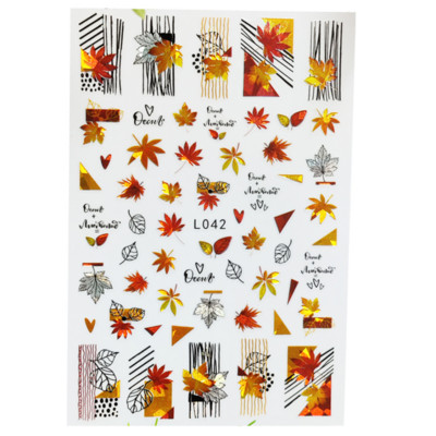 3D Acu sēņu nagu uzlīmes Lāzera spīdošas Līmējošas Uzlīmes nagiem Lūpu ziedi Nagu mākslas rotājumi Aurora Silver Design