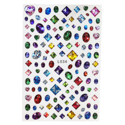 3D Acu sēņu nagu uzlīmes Lāzera spīdošas Līmējošas Uzlīmes nagiem Lūpu ziedi Nagu mākslas rotājumi Aurora Silver Design