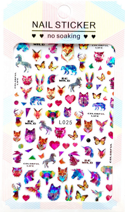 3D Acu sēņu nagu uzlīmes Lāzera spīdošas Līmējošas Uzlīmes nagiem Lūpu ziedi Nagu mākslas rotājumi Aurora Silver Design