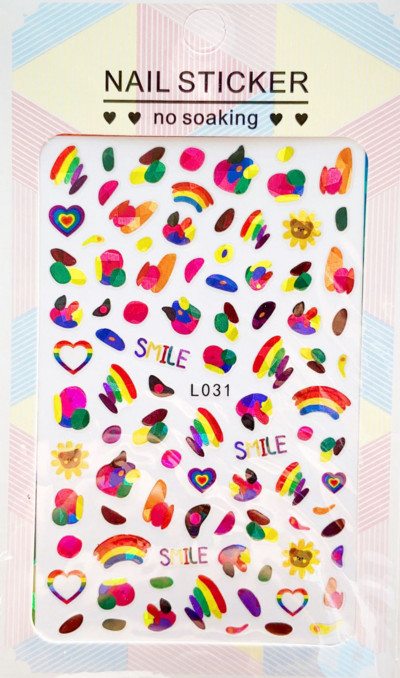 3D Acu sēņu nagu uzlīmes Lāzera spīdošas Līmējošas Uzlīmes nagiem Lūpu ziedi Nagu mākslas rotājumi Aurora Silver Design