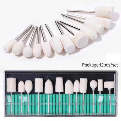 HALAIMAN Prijenosni stroj za poliranje noktiju u 6 boja, električna brusilica za nokte Dodaci za nokte Glodalo za manikuru Pedikura