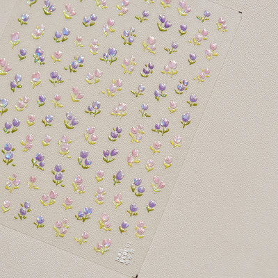 1 gab., baltu margrietiņas ziedu reljefs 3D uzlīmes pavasara vasaras nagu uzlīmes nagu mākslas dekorēšanai manikīra DIY uzlīmes