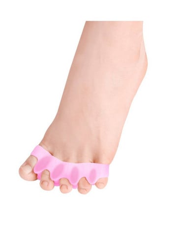 1 чифт силиконов гел коректор за валгус на палеца разделители за пръстите на краката сплиттер протектор изправяне на бунион калус мазоли облекчаване на болката в краката