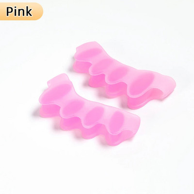 1 pāris silikona gēla īkšķis Valgus korektors pirkstu atdalītāji, šķelšanās aizsargs, iztaisnot kauli, kauls varžacīm, pēdu sāpju mazināšanai