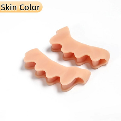 1 pāris silikona gēla īkšķis Valgus korektors pirkstu atdalītāji, šķelšanās aizsargs, iztaisnot kauli, kauls varžacīm, pēdu sāpju mazināšanai