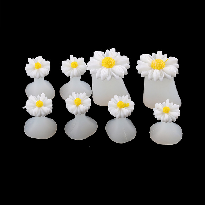 Silikonski odvajač za prste Nail Art DIY alat za pedikuru Cvijet vodena kap Kristalni dijamant Odvajač od bisera Alati za njegu stopala Cvijet tratinčice