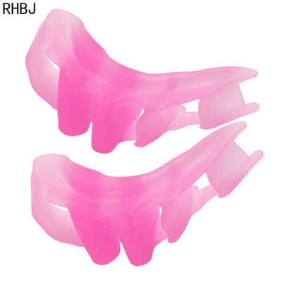 RHBJ 2tk=1paar silikoonist 4 auguga varbakaitse varvaste eraldajad venitajad sirgendaja põskkoopa valu leevendav hallux korrektor