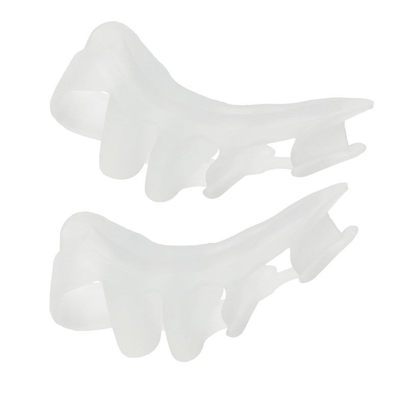 RHBJ 2tk=1paar silikoonist 4 auguga varbakaitse varvaste eraldajad venitajad sirgendaja põskkoopa valu leevendav hallux korrektor