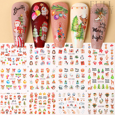 Ūdens uzlīmes nagiem Ziedi Tauriņu Uzlīmes Piekariņi Pavasara Dizains Slideri Estētiskā želeja ar UV gaismu Dekors Manikīra preces