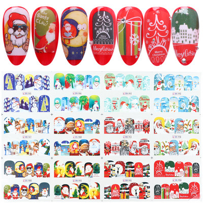 Ūdens uzlīmes nagiem Ziedi Tauriņu Uzlīmes Piekariņi Pavasara Dizains Slideri Estētiskā želeja ar UV gaismu Dekors Manikīra preces