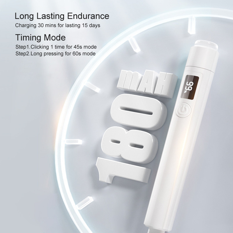 Pārnēsājama Mini Led nagu lampa Uzlādējama mini UV LED lampa nagu žāvēšanai, bezvada sveķu cietēšanas UV gaismas mini nagu žāvētājs