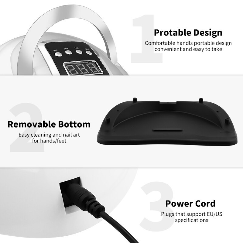 Lampă profesională de uscare a unghiilor SUN X11 MAX pentru manichiură, 280 W, mașină de uscare pentru lac de unghii, cu senzor automat UV LED, lampă pentru unghii