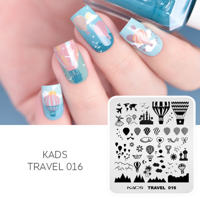 1 kom Nail Art Stamping Pločice Afrički stil Pečat za nokte Tenmplate Lion Elephant Žirafa Plemenski ljudi Šablon za slike za manikuru