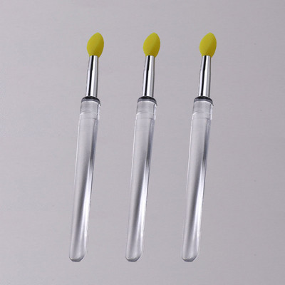 1/3/5 komada ravnih silikonskih štapića za nanošenje višekratne četkice za usne s poklopcem za zaštitu od prašine Alati za nanošenje silikonskog pudera za nokte