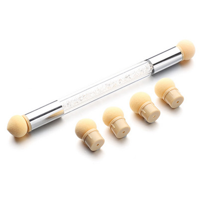 Zamjenske spužvaste glave Nails Art Gel Polish Kist za gradijent boje Svjetlucavi puder Olovka za manikuru Alati