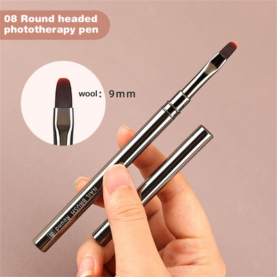 Nagu mākslas laineru otas Gēla nagu birste Gēla nagu laka krāsošanas otu zīmēšana nagu mākslas otu pildspalvu komplekts nagu pildspalvu nagu aksesuāri