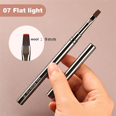 Nagu mākslas laineru otas Gēla nagu birste Gēla nagu laka krāsošanas otu zīmēšana nagu mākslas otu pildspalvu komplekts nagu pildspalvu nagu aksesuāri