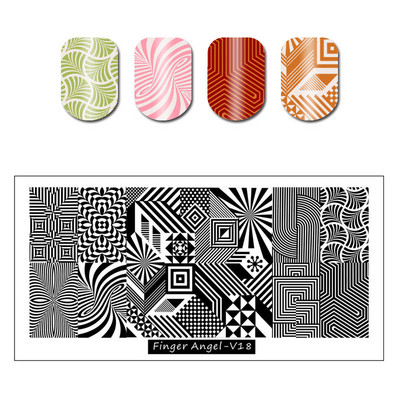 6*12cm Vatreni cvijet Ploče za utiskivanje noktiju Plamen Slovo Cvijeće Lišće Šablon za ispis Umjetnički pečat za manikiranje Alati za nokte