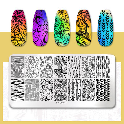 PICT YOU Nagu apzīmogošanas plāksnes rakstzīmes raksts nagu mākslas plāksne trafaretu līnijas attēli cilvēki tēma attēlu plāksnes veidņu rīks