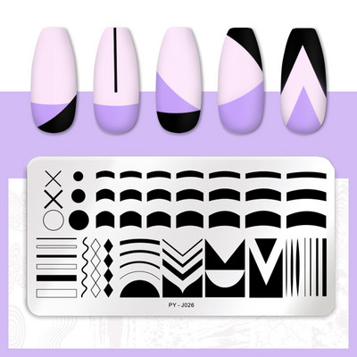 PICT YOU Nagu apzīmogošanas plāksnes rakstzīmes raksts nagu mākslas plāksne trafaretu līnijas attēli cilvēki tēma attēlu plāksnes veidņu rīks