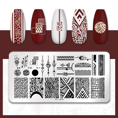 PICT YOU Nagu apzīmogošanas plāksnes rakstzīmes raksts nagu mākslas plāksne trafaretu līnijas attēli cilvēki tēma attēlu plāksnes veidņu rīks