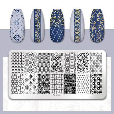 PICT YOU Nagu apzīmogošanas plāksnes rakstzīmes raksts nagu mākslas plāksne trafaretu līnijas attēli cilvēki tēma attēlu plāksnes veidņu rīks