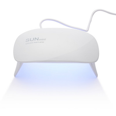 Mini lampa za sušenje noktiju od 6 W, UV LED, mikro USB, stroj za sušenje gel laka Bijelo ružičasta kućna upotreba za sušenje laka za nokte Alati za lak #*