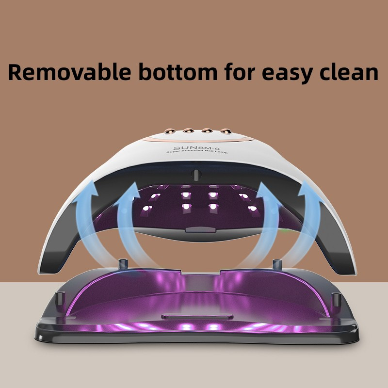 Max UV LED lampa nagu žāvētājam Manikīra nagu žāvēšanas lampa 66LEDS UV gēla laka ar LCD displeju UV lampa manikīra salonam