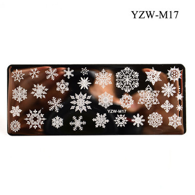 Nagu mākslas štancēšanas plāksnes manikīra dekorēšanai ziedu sejas veidne metāla nagu mākslas štancēšanas komplekts FW087