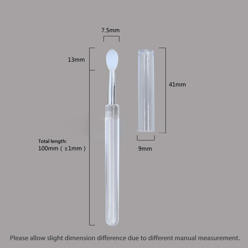 1/3/5 kom Nail Art Silikonski štapići za nanošenje kromiranog pigmenta Prašina za nanošenje manikure Alat za jednostavno tapkanje pigmenta Silikonski četkice za nokte