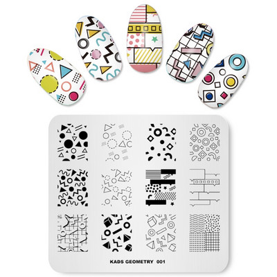 1 gab. Nagu apzīmogošanas veidne nerūsējošais tērauds mākslas attēlu plāksnes dekorēšanai drukas gēla lakas pagarināšanai nagu uzgaļi, paši izgatavoti.