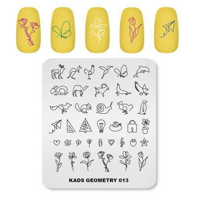 1 gab. Nagu apzīmogošanas veidne nerūsējošais tērauds mākslas attēlu plāksnes dekorēšanai drukas gēla lakas pagarināšanai nagu uzgaļi, paši izgatavoti.