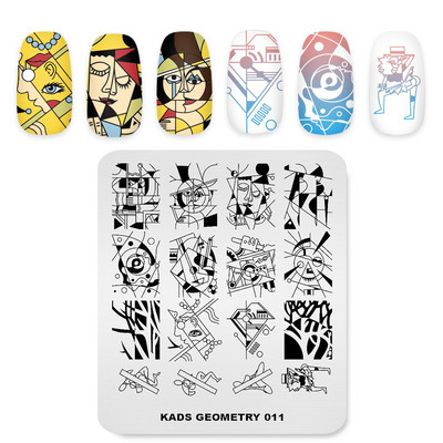 1 gab. Nagu apzīmogošanas veidne nerūsējošais tērauds mākslas attēlu plāksnes dekorēšanai drukas gēla lakas pagarināšanai nagu uzgaļi, paši izgatavoti.