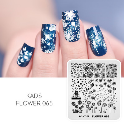 KADS štancēšana nagiem nagu mākslas veidnes štancēšanas plāksnes ģeometrija Ķīniešu dabas štancēšanas plāksnes nagiem piederumi un rīki