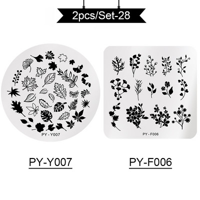 PICT YOU Nagu apzīmogošanas plāksnes Taisnstūra ģeometriskas līnijas viļņu raksts nerūsējošā tērauda nagu mākslas attēlu zīmogu trafareti dizains J004