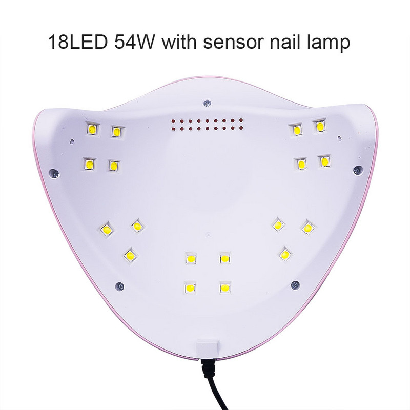 Küünte lamp UV Led lambi maniküür 36 W küünelaki kuivatamise lamp Smart Sensor USB Laetav küünte soojendamise kuivati tööriist