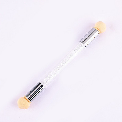 Okrugla, oštra glava, spužvaste glave, zamjenski gel lak za nokte, kist za gradijent boje, svjetlucavi puder, alati za manikuru