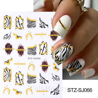 Mīlīgs melns kaķis nagu uzlīmes uzlīmes 3D kaķu ziedi nagu mākslas rotājumi jauki multfilmas slīdņi vasaras manikīrs