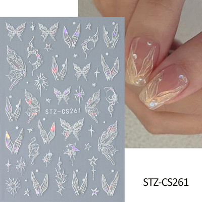 Mīlīgs melns kaķis nagu uzlīmes uzlīmes 3D kaķu ziedi nagu mākslas rotājumi jauki multfilmas slīdņi vasaras manikīrs