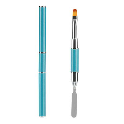 1kom Dual Ended Nail Art Kistovi Akrilni UV Gel Extension Builder Flower Painting Pen Sredstvo za uklanjanje kistova Spatula Štap Alati za manikuru