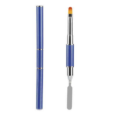 1kom Dual Ended Nail Art Kistovi Akrilni UV Gel Extension Builder Flower Painting Pen Sredstvo za uklanjanje kistova Spatula Štap Alati za manikuru