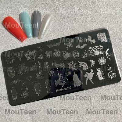 Crtane pločice za utiskivanje noktiju Debela mačka Slatka mačka Pečat za nokte Animal Cat pločice za nokte #208