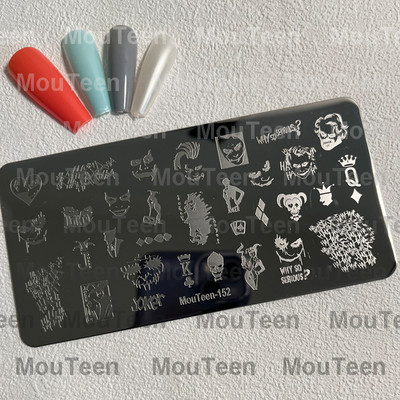 Crtane pločice za utiskivanje noktiju Debela mačka Slatka mačka Pečat za nokte Animal Cat pločice za nokte #208