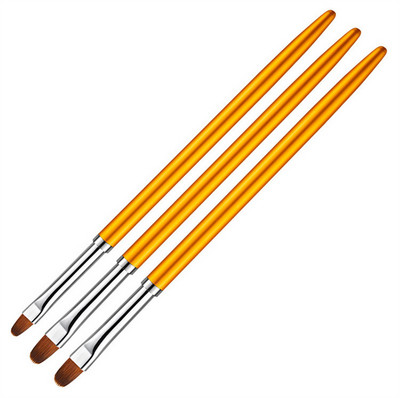 3gab/komplekts Nagu krāsošanas pildspalvu komplekts Nail Art UV gēla pagarinājuma veidotājs Ziedlapu ziedu zīmēšanas otu manikīra rīki