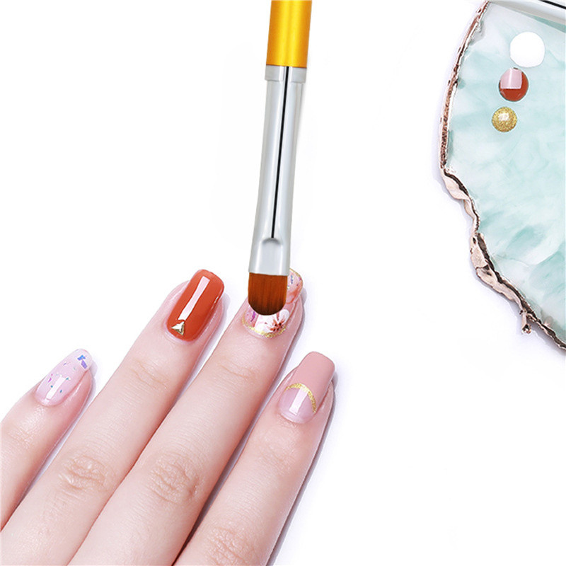 3gab/komplekts Nagu krāsošanas pildspalvu komplekts Nail Art UV gēla pagarinājuma veidotājs Ziedlapu ziedu zīmēšanas otu manikīra rīki