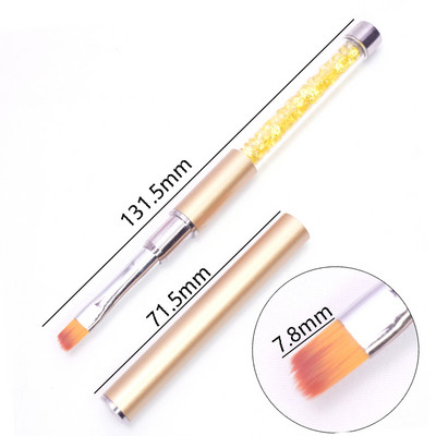 Nails Art Ota Līnijas Svītras Ziedu Glezniecība Zīmēšanas pildspalva Akrila UV Gēls Pagarināt Režģi Ota 3D Dizains Zīmēšanas Manikīra rīki