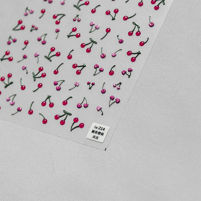 Line Flower Powder Blusher Love Heart Αυτοκόλλητο Αυτοκόλλητο Νυχιών Σειρά Ζελέ υψηλής ποιότητας Αυτοκόλλητο Νυχιών Διακοσμητικά Αυτοκόλλητα Νυχιών Σχέδιο T-2830