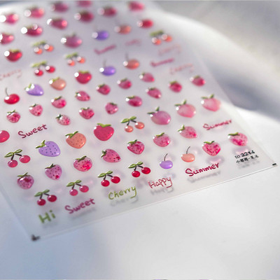 Line Flower Powder Blusher Love Heart Αυτοκόλλητο Αυτοκόλλητο Νυχιών Σειρά Ζελέ υψηλής ποιότητας Αυτοκόλλητο Νυχιών Διακοσμητικά Αυτοκόλλητα Νυχιών Σχέδιο T-2830